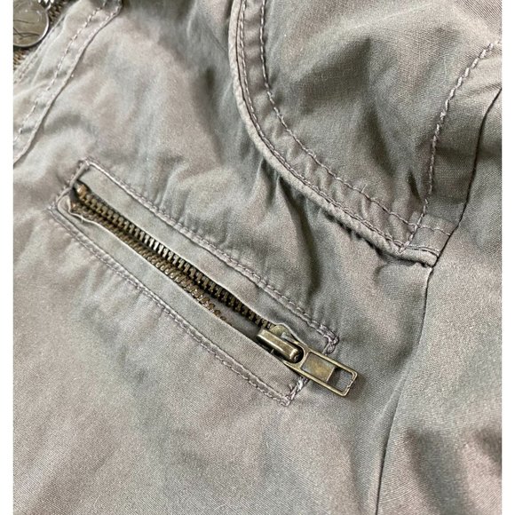 Ashley by 26 International Army Green Puffy Military Utility Jacket Size S - Picture 6 of 12